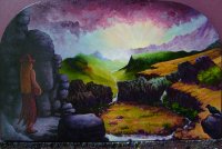 schilderijen_en_tekeningen-059-JvE - "Verloren Land"