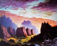 schilderijen_en_tekeningen-078-JvE - "De Schilder en zijn Ezel"