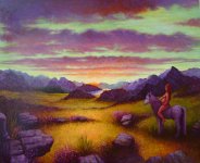 schilderijen_en_tekeningen-081-JvE - "Reis naar de Einder"